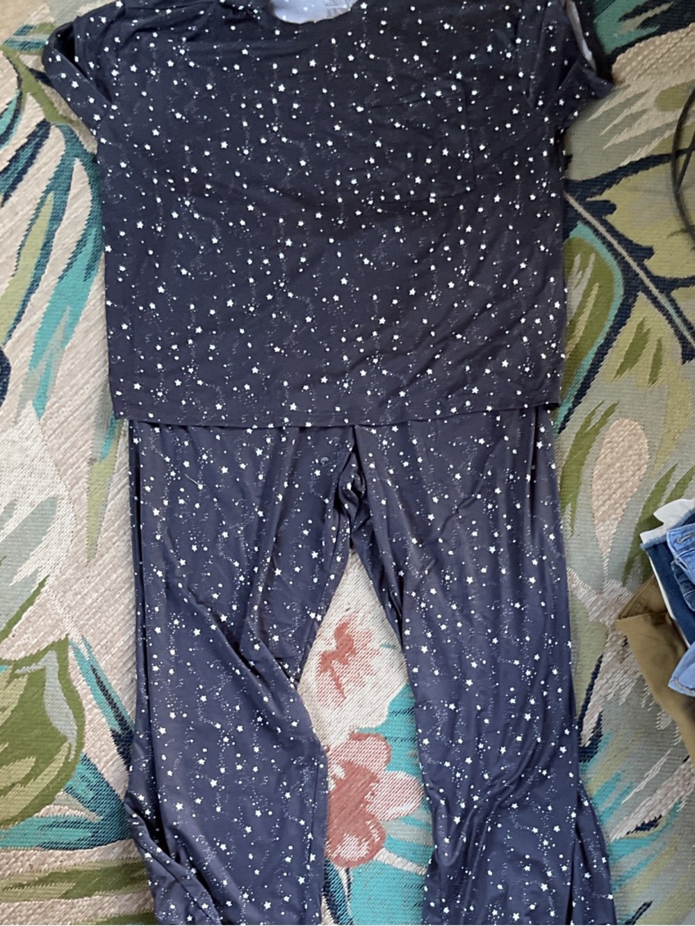Women’s Navy Star-Print pajamas - size L